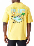 New Era T-shirt Uomo 60502630 Med Yellow - Giallo