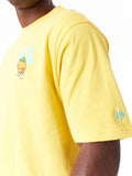 New Era T-shirt Uomo 60502630 Med Yellow - Giallo