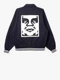 Obey Giubbino Icon Face Varsity Uomo 121800557 - Nero