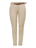 Only Pantalone Chino Donna 15218519 Humus - Beige