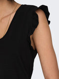 Only T-shirt Donna 15252469 Black - Nero