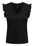 Only T-shirt Donna 15252469 Black - Nero