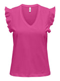 Only T-shirt Donna 15252469 Raspberry Rose - Fuxia