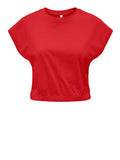 Only T-shirt Donna 15252470 - Rosso