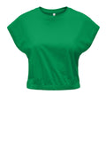 Only T-shirt Donna 15252470 Green Bee - Verde