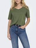 Only T-shirt Donna 15257390 Kalamata - Verde