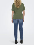 Only T-shirt Donna 15257390 Kalamata - Verde