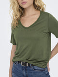 Only T-shirt Donna 15257390 Kalamata - Verde