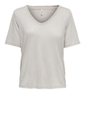 Only T-shirt Donna 15257390 Moonbeam - Avorio