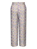 Only Pantalone Palazzo Donna 15264446 Cloud Dancer 471 Multi Ditsy - Multicolore