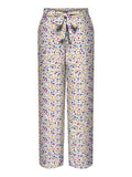 Only Pantalone Palazzo Donna 15264446 Cloud Dancer 471 Multi Ditsy - Multicolore