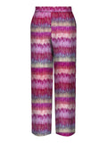 Only Pantalone Palazzo Donna 15264446 Phlox Pink 479 Power Zigzag - Fuxia