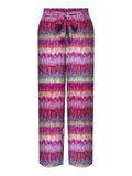 Only Pantalone Palazzo Donna 15264446 Phlox Pink 479 Power Zigzag - Fuxia