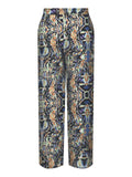 Only Pantalone Palazzo Donna 15264446 Summer Green 474 Wild Graphic - Multicolore