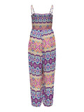 Only Jumpsuit Donna 15290803 Pink Cosmos 531 Fiji Borders - Multicolore