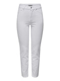 Only Jeans Capri Donna 15292435 White - Bianco