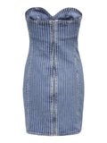 Only Vestito Mini Donna 15300458 - Denim