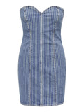 Only Vestito Mini Donna 15300458 - Denim