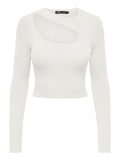 Only Pullover Donna 15311084 Cloud Dancer - Bianco