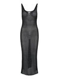 Only Vestito Longuette Donna 15315280 Black - Nero