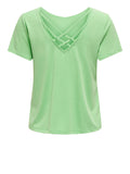 Only T-shirt Donna 15315576 Spring Bouquet - Verde