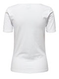 Only T-shirt Donna 15324347 Bright White - Bianco