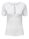 Only T-shirt Donna 15324347 Bright White - Bianco