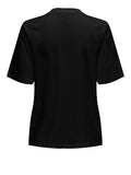 Only T-shirt Donna 15324847 Black Front Detail - Nero