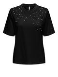 Only T-shirt Donna 15324847 Black Front Detail - Nero