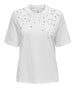 /enonly t shirt donna 15324847 bright white front detail bianco 5404851