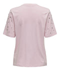 Only T-shirt Donna 15324847 Pirouette Sleeve Detail - Rosa