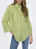 Only Camicia Casual Camicia Donna 15324978 Green/cloud - Verde