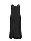 Only Vestito Longuette Donna 15325032 Black - Nero