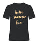 only t shirt donna 15327666 black hello summer nero 8339000