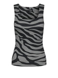 Only Top Donna 15330420 December Sky Black Zebra - Grigio