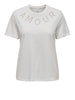 only t shirt donna 15337685 cloud dancer amour bianco 5081469