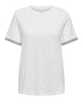 Only T-shirt Donna 15337696 White - Bianco