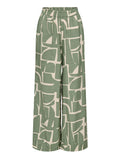 Only JdY Pantalone Palazzo Donna 15317405 Tapioca Graphic Sea Spray - Verde