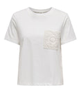 Only JdY T-shirt Donna 15322073 Cloud Dancer - Bianco