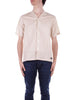 paolo pecora camicia casual uomo pp1008 beige 332807