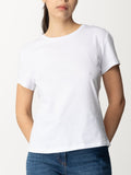 Patrizia Pepe T-shirt Cut Out Donna 2M4374J111 - Bianco