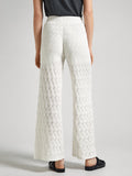 Pepe Jeans Pantalone Palazzo Goldie Donna PL211749 - Bianco