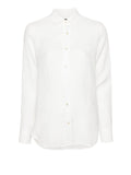 Camicia Classica Camicia Ginestra Lin 02 Donna PED509199010143 Papiro - Bianco