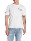 Replay T-shirt Uomo M6763.000.23608P Gesso - Avorio