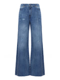 SoAllure Jeans Wide Flair Donna X6041 - Denim