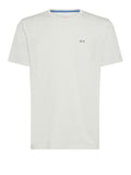 Sun68 T-shirt Round Solid Pocket Uomo T34101 - Bianco