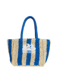 Sundek Borsa Mare Vita Paper Straw Avorio Donna AW743ABPA100 Sapphire - Blu