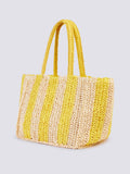 Sundek Borsa Mare Vita Paper Straw Avorio Donna AW743ABPA100 Buttercup - Giallo