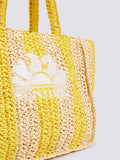 Sundek Borsa Mare Vita Paper Straw Avorio Donna AW743ABPA100 Buttercup - Giallo