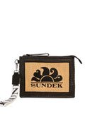 Sundek Borsa Mare Clutch Avorio Donna GAW953ABPR100 - Nero